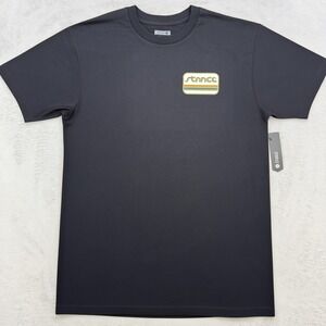 Stance Shirt Mens Medium The Crew T Black Cotton Graphic T-Shirt Streetwear